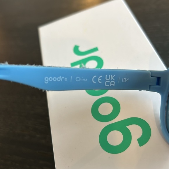 Goodr Limited Edition Super Fly Denim Aviator Glasses Denim Blue - Picture 7 of 11